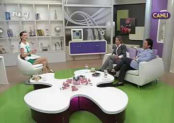 Ike and Esra on Ebru Şallı’s morning show, “Ebruli”